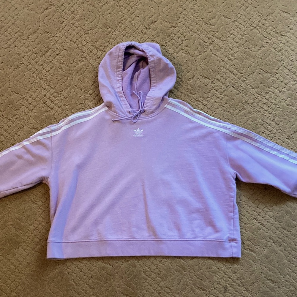 Adidas women’s essential 3 striped hoodie